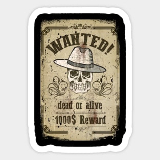 WANTED! Sticker